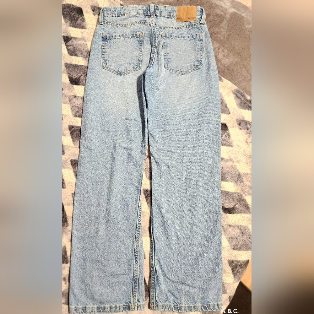 Aeropostale Light Blue Denim Jeans Little Girl Size 000 - Picture 2 of 6